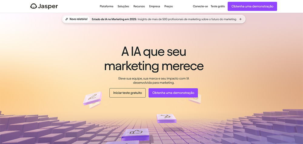 Ferramenta de IA para criação de textos e copys otimizadas para SEO